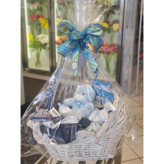 Baby Boy Couffin Gift Basket